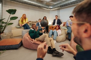 Workforce discussing life insurance benefits and trends